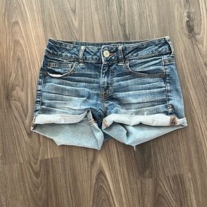 American Eagle Outfitters jean shorts, size 4, super stretch